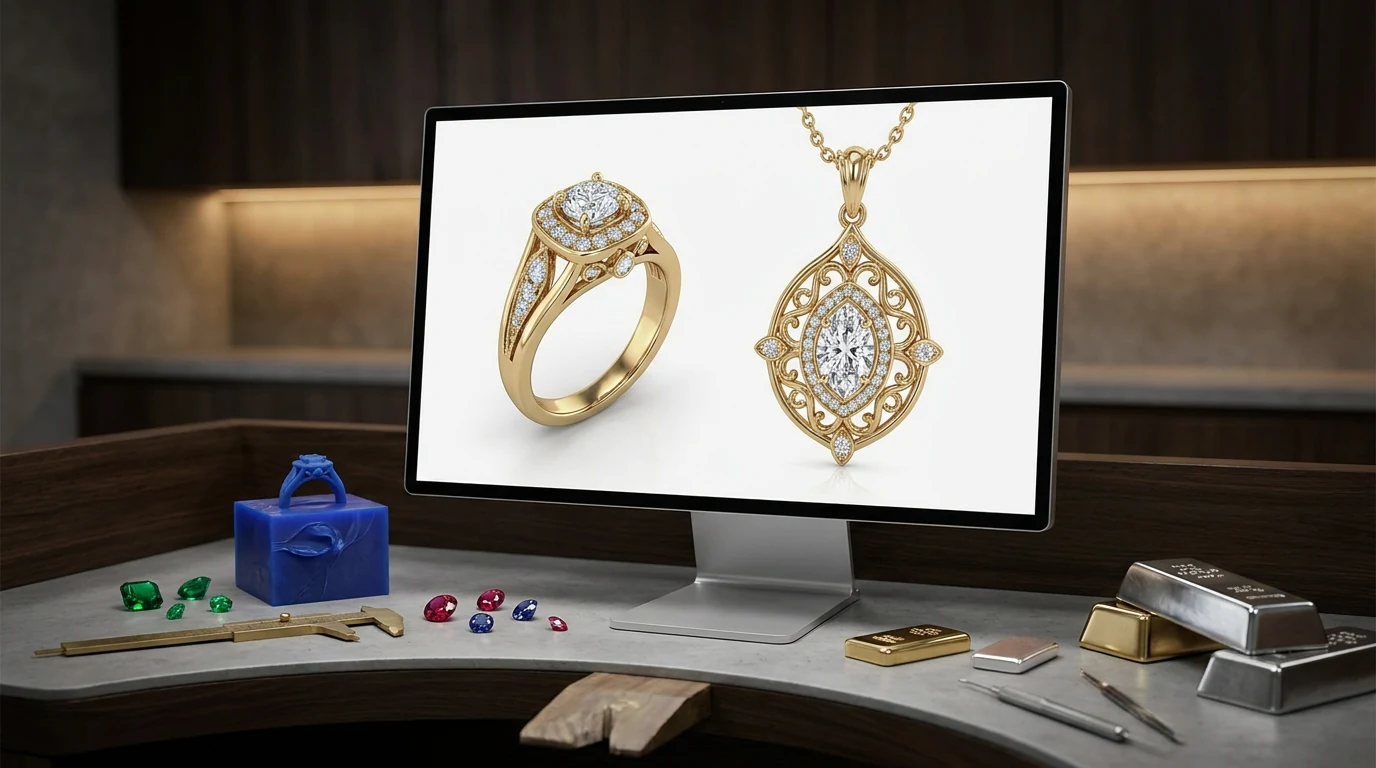 AI 3D Model Generator for Jewelry Design visual